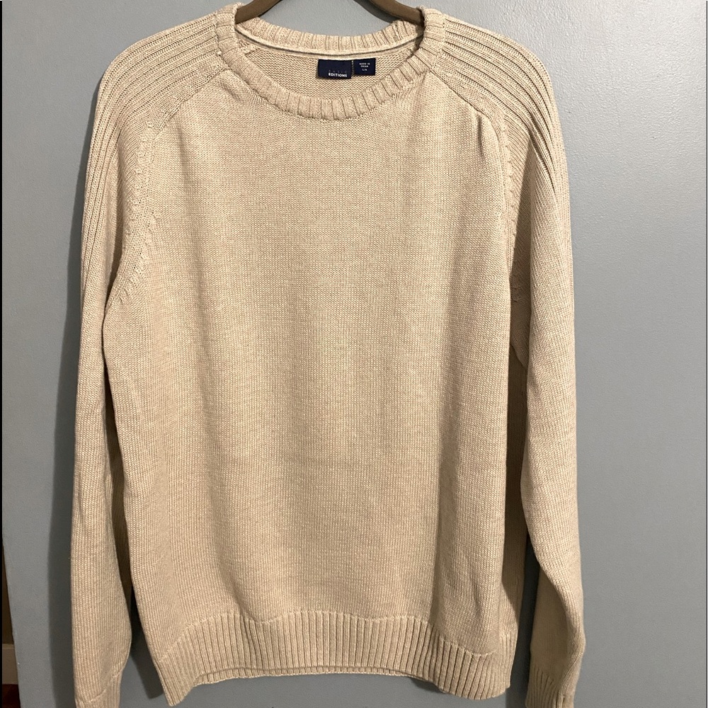 Cream heavyweight sweater